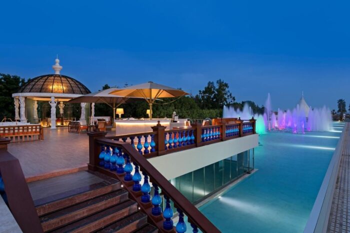 Titanic Mardan Palace Pools in the Evening